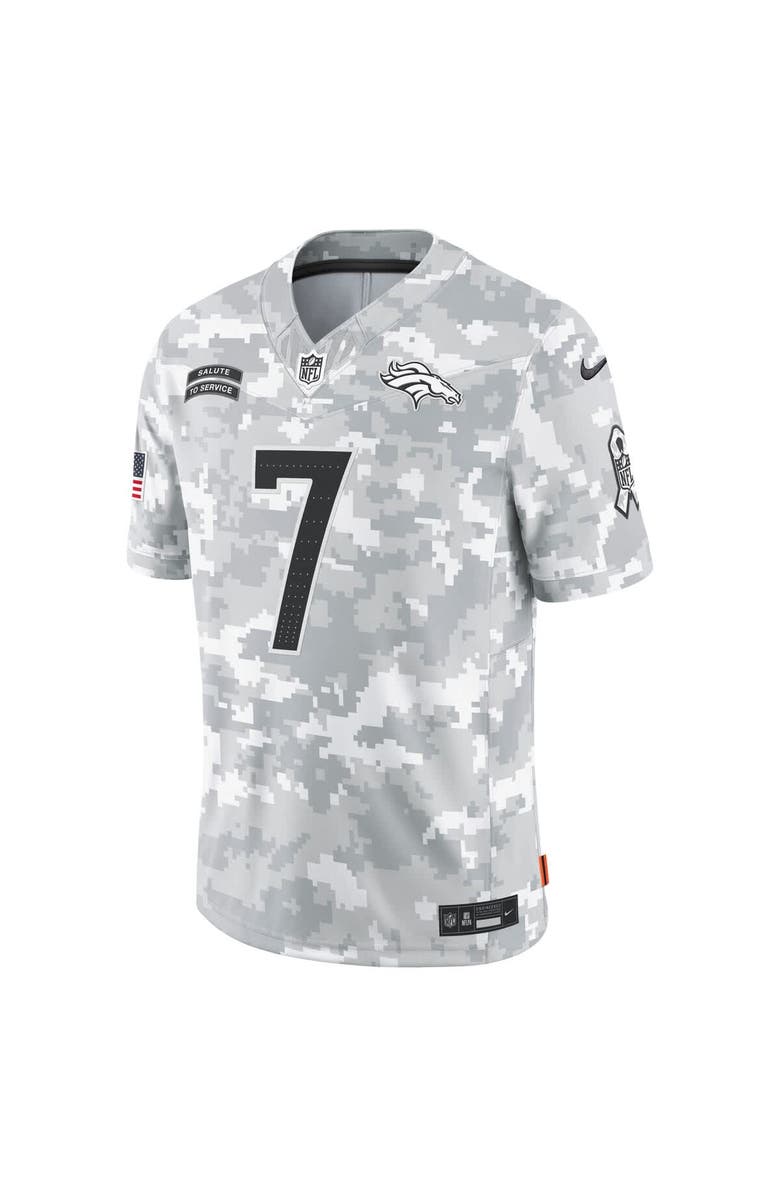 Nike Men's Nike John Elway Arctic Camo Denver Broncos 2024 Salute to Service Retired Player Limited Jersey, Alternate, color, 