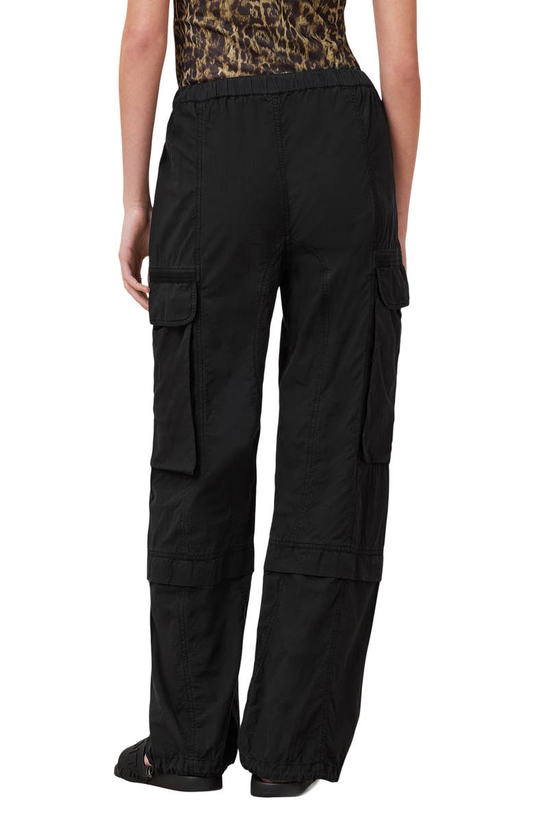 AllSaints Barbara Cargo Pants, Alternate, color, Black
