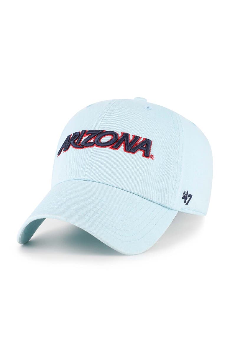 '47 Men's '47 Powder Blue Arizona Wildcats Clean Up Adjustable Hat, Main, color, Powder Blue