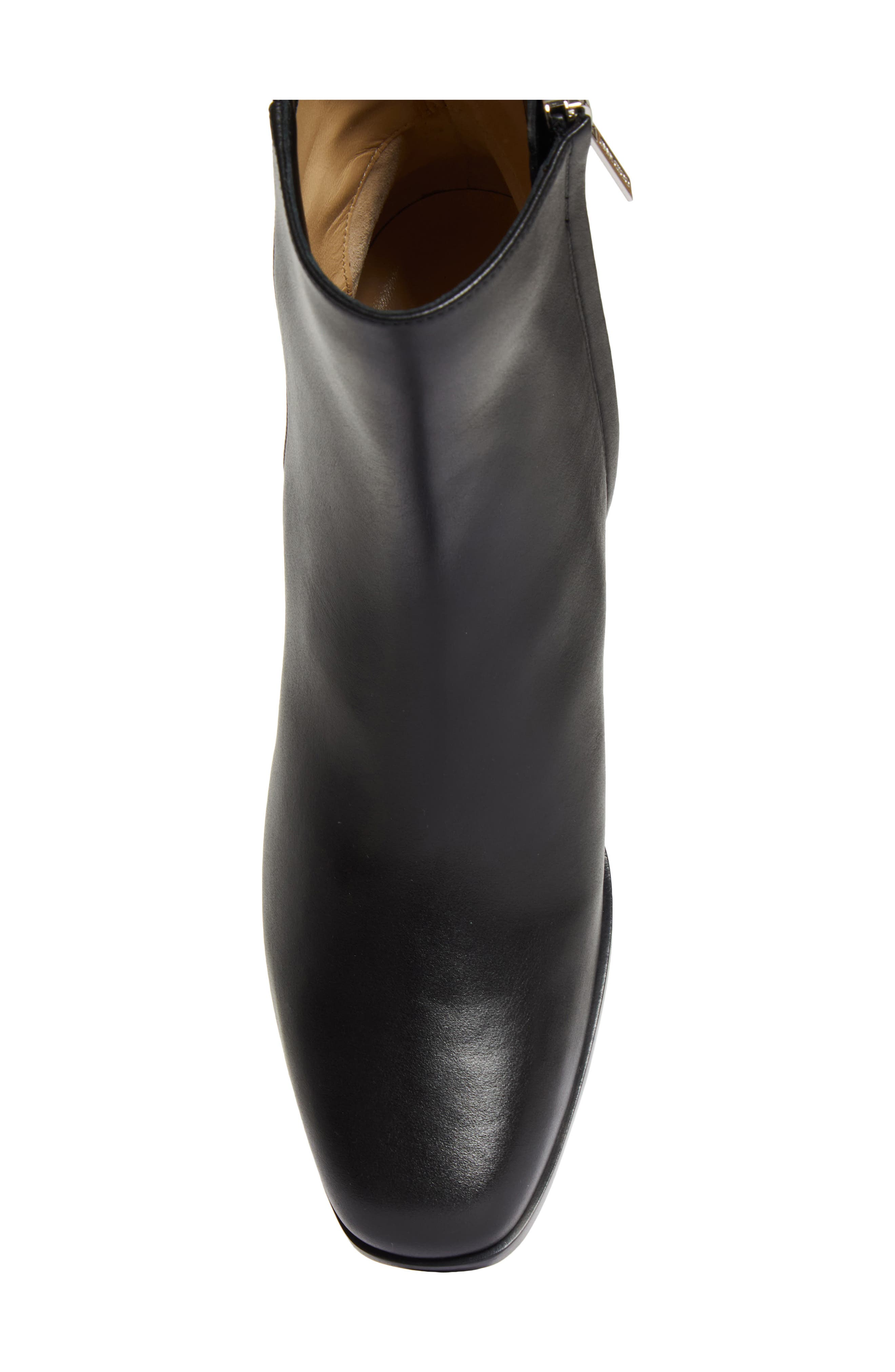 Linne Block Heel Bootie, Alternate, color, BLACK