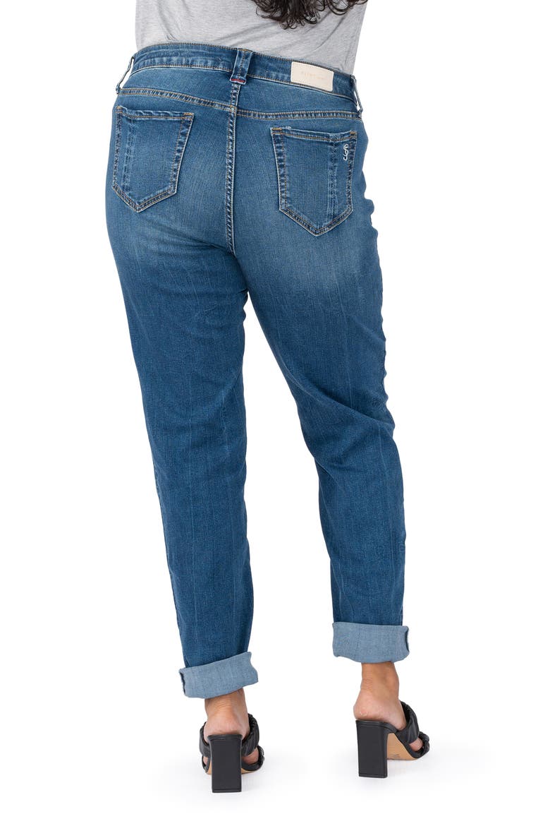 High Waist Boyfriend Jeans, Alternate, color, SANDRA