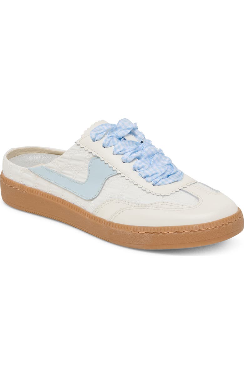 Dolce Vita Notice Mule Sneaker, Main, color, White/Blue Eyelet