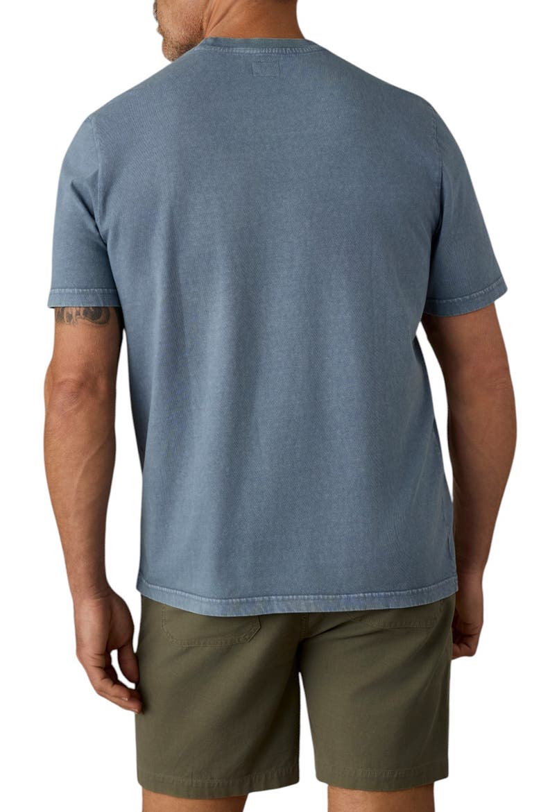Patch Pocket Organic Cotton & Recycled Cotton T-Shirt, Alternate, color, BAYSIDE BLUE