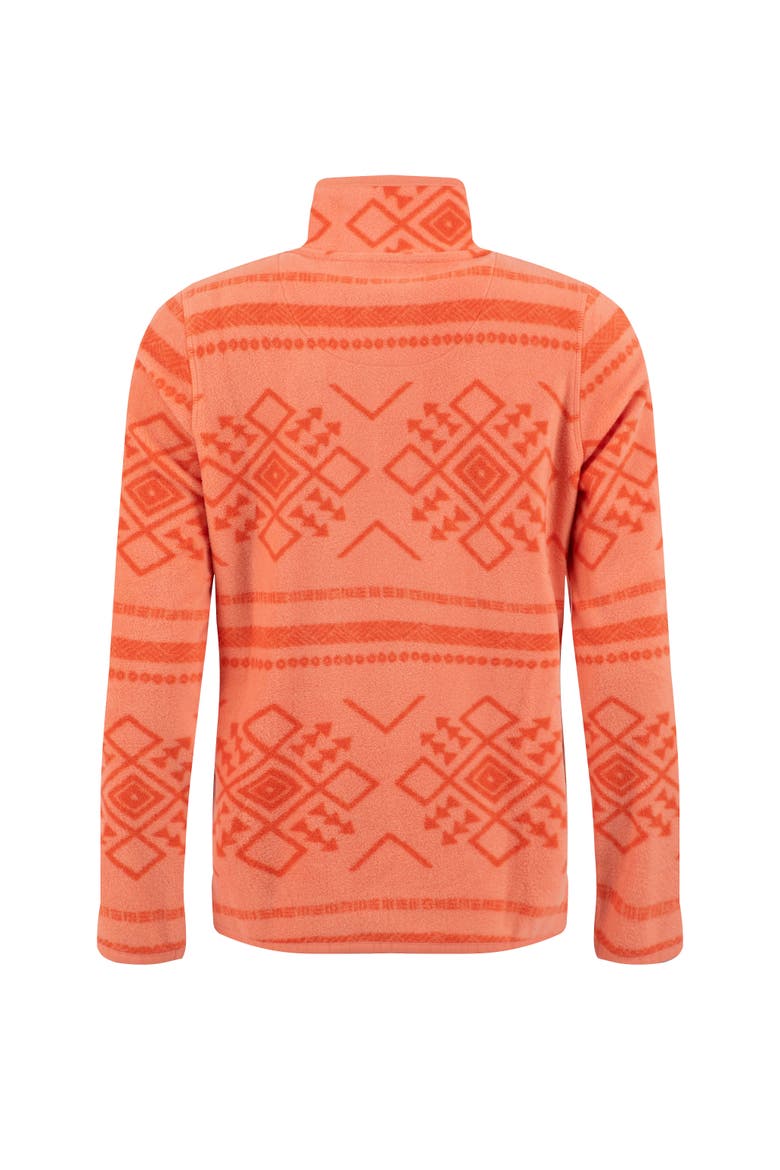 Amy Microfleece Sweatshirt, Alternate, color, Dark Coral