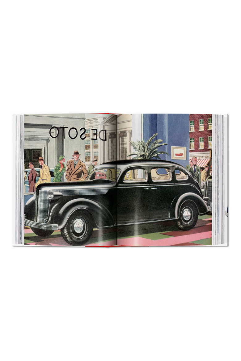 20th Century Classic Cars Book, Alternate, color, White