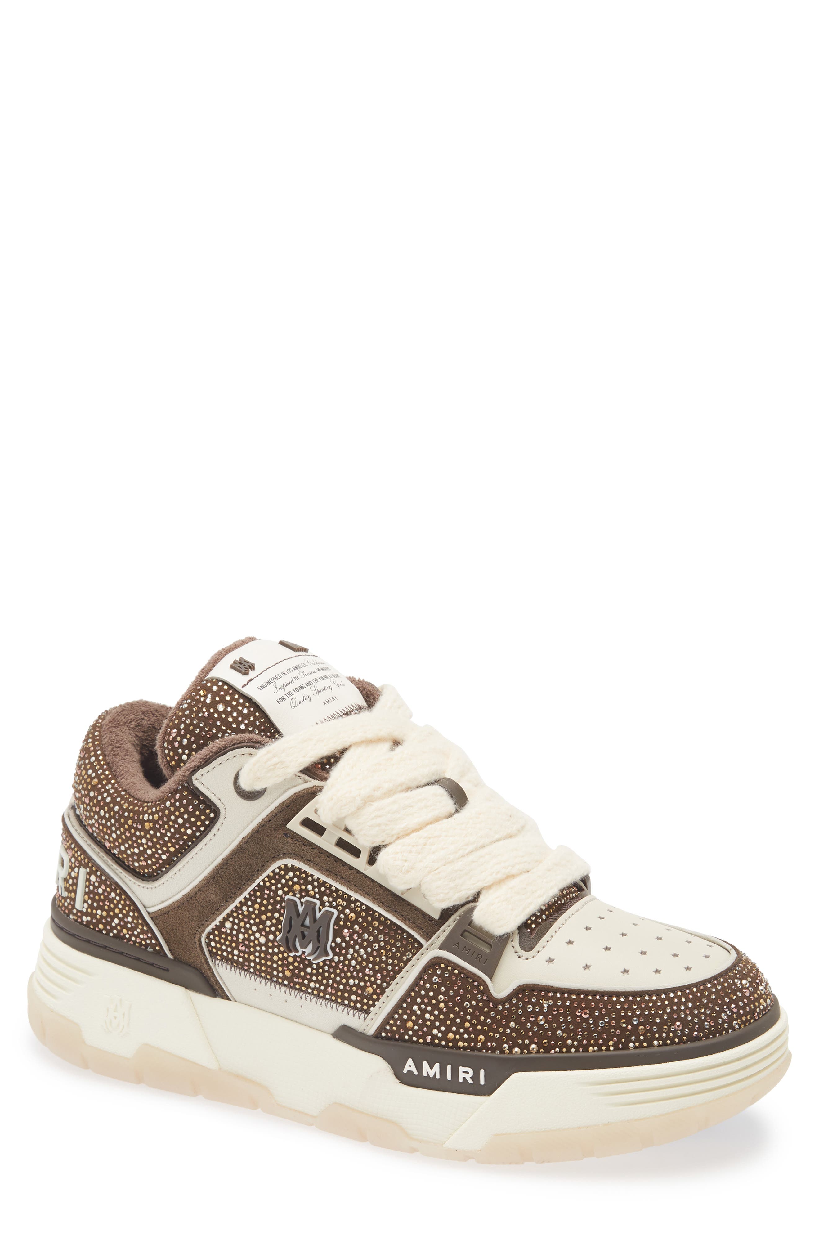 AMIRI Crystal MA-1 Sneaker, Main, color, Dark Brown