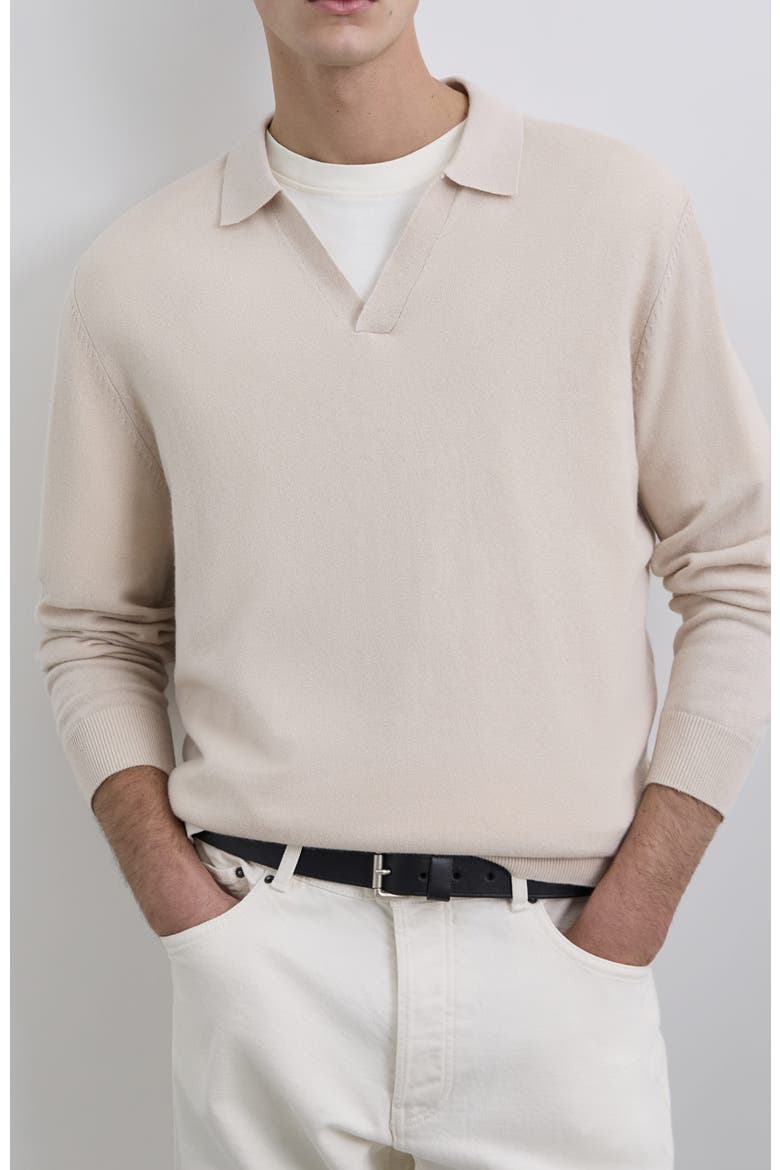New Moller Polo Tricot, Main, color, Cream