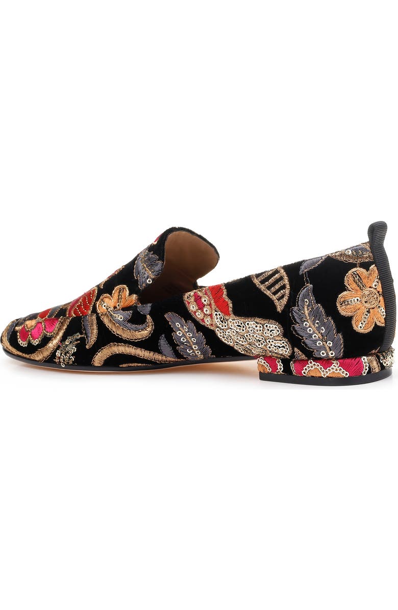 Badgley Mischka Collection Badgley Mischka Vivianne Smoking Slipper, Alternate, color,