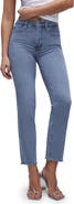 Good American Good Legs Straight Split Pocket Jeans