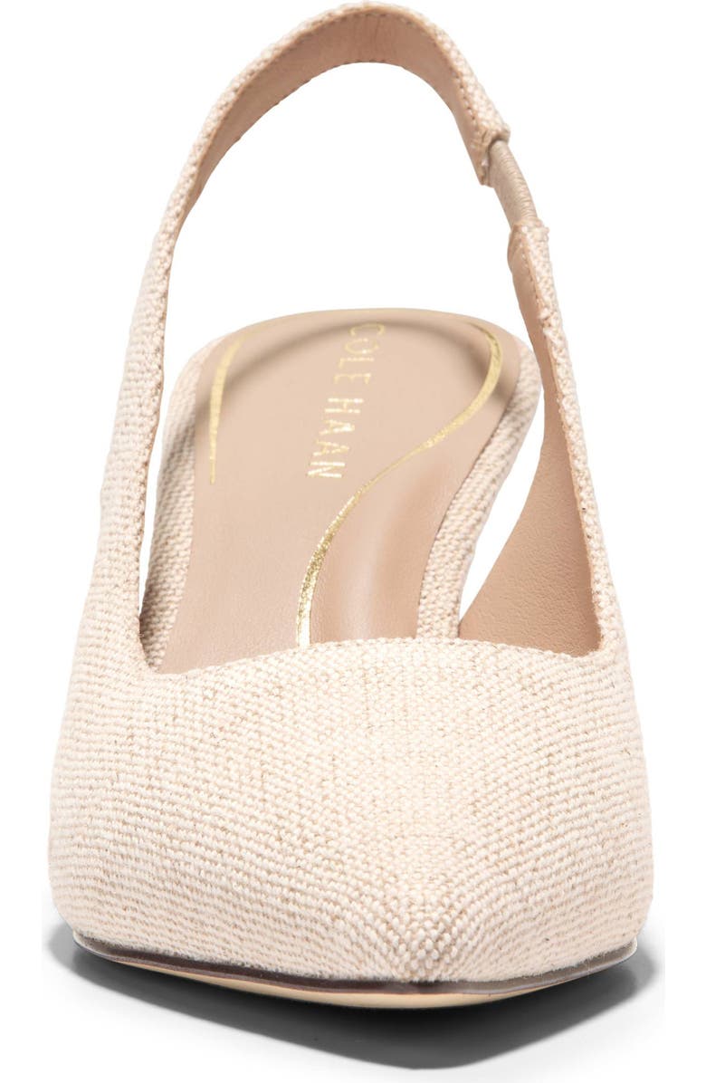 Cole Haan Vandam Slingback Pump, Alternate, color, Natural Canvas