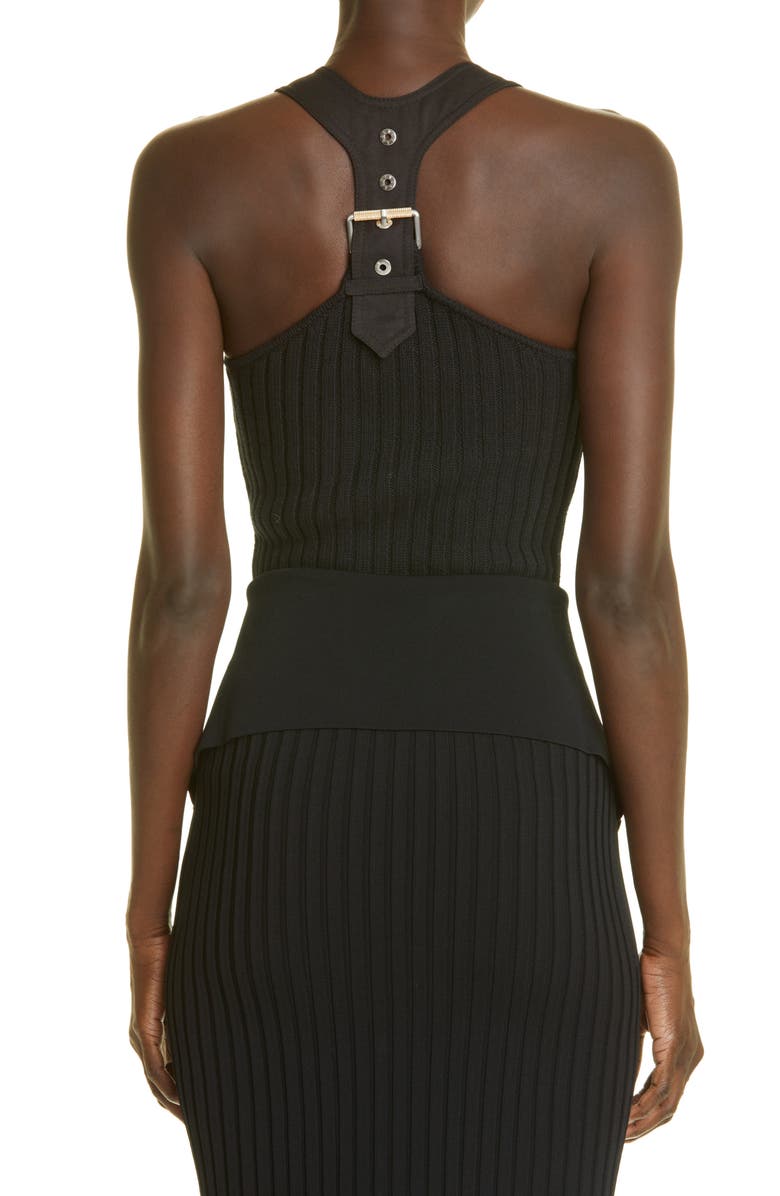 Dion Lee Rib Racerback Tank Top, Alternate, color,