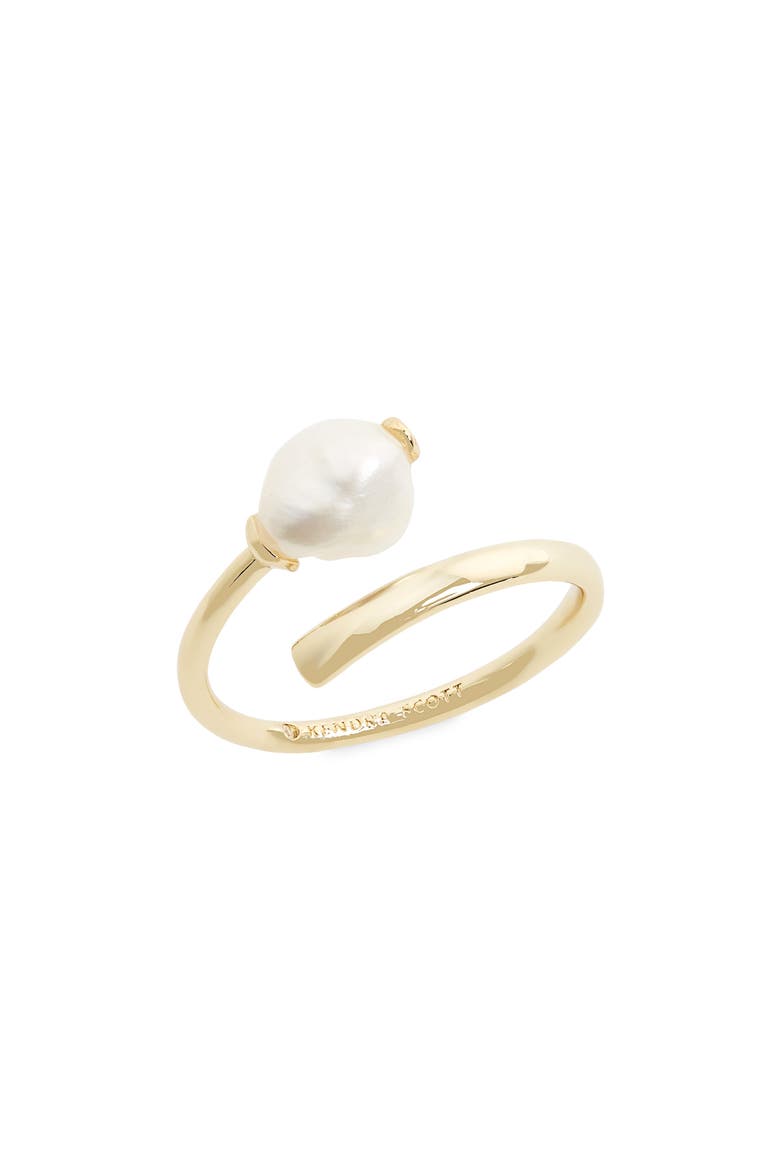 Demi Wrap Ring, Main, color, GOLD BAROQUE PEARL