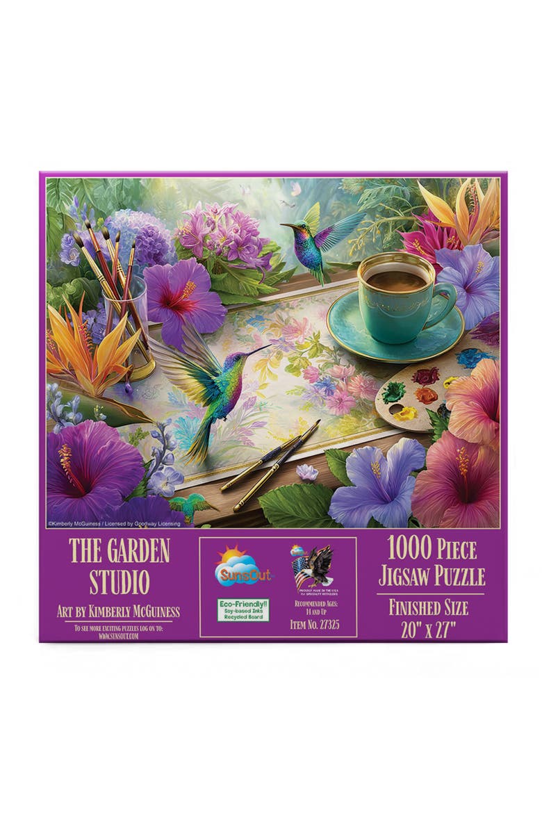 The Garden Studio 1000 piece Jigsaw Puzzle for Adults, Alternate, color, Multicolor