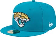 New Era Men's New Era Teal Jacksonville Jaguars  Main 59FIFTY Fitted Hat