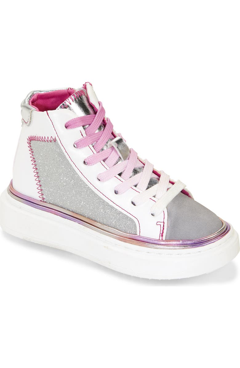 Steve Madden Kids' Glossy Sneaker, Main, color,