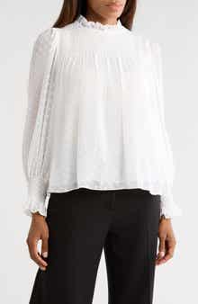 Clip Dot Long Sleeve Top