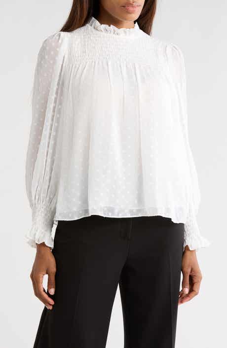 Clip Dot Long Sleeve Top