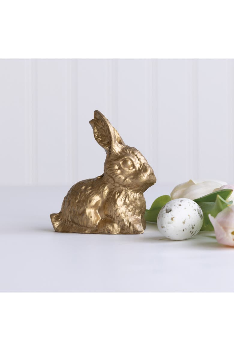 Iron Baby Bunny Gold for Spring Home Decor, Main, color, Gold