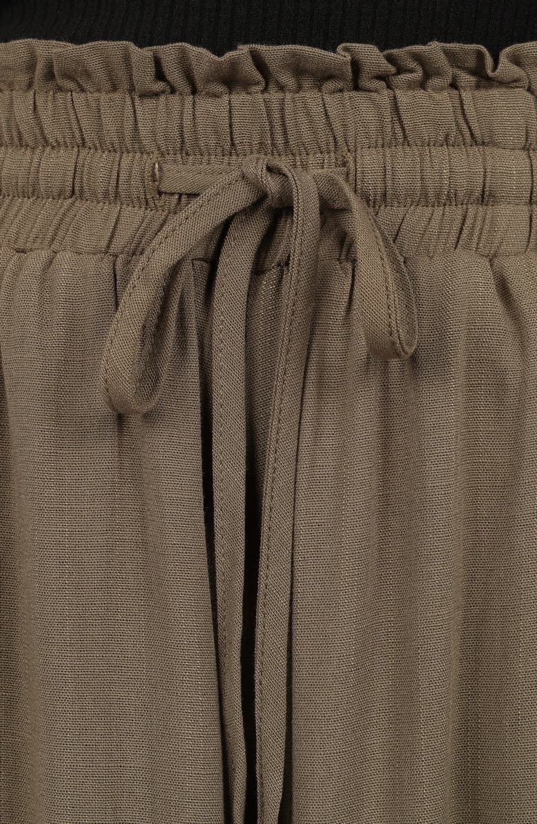 Petal & Pup Arden Wide Leg Pants, Alternate, color, Olive