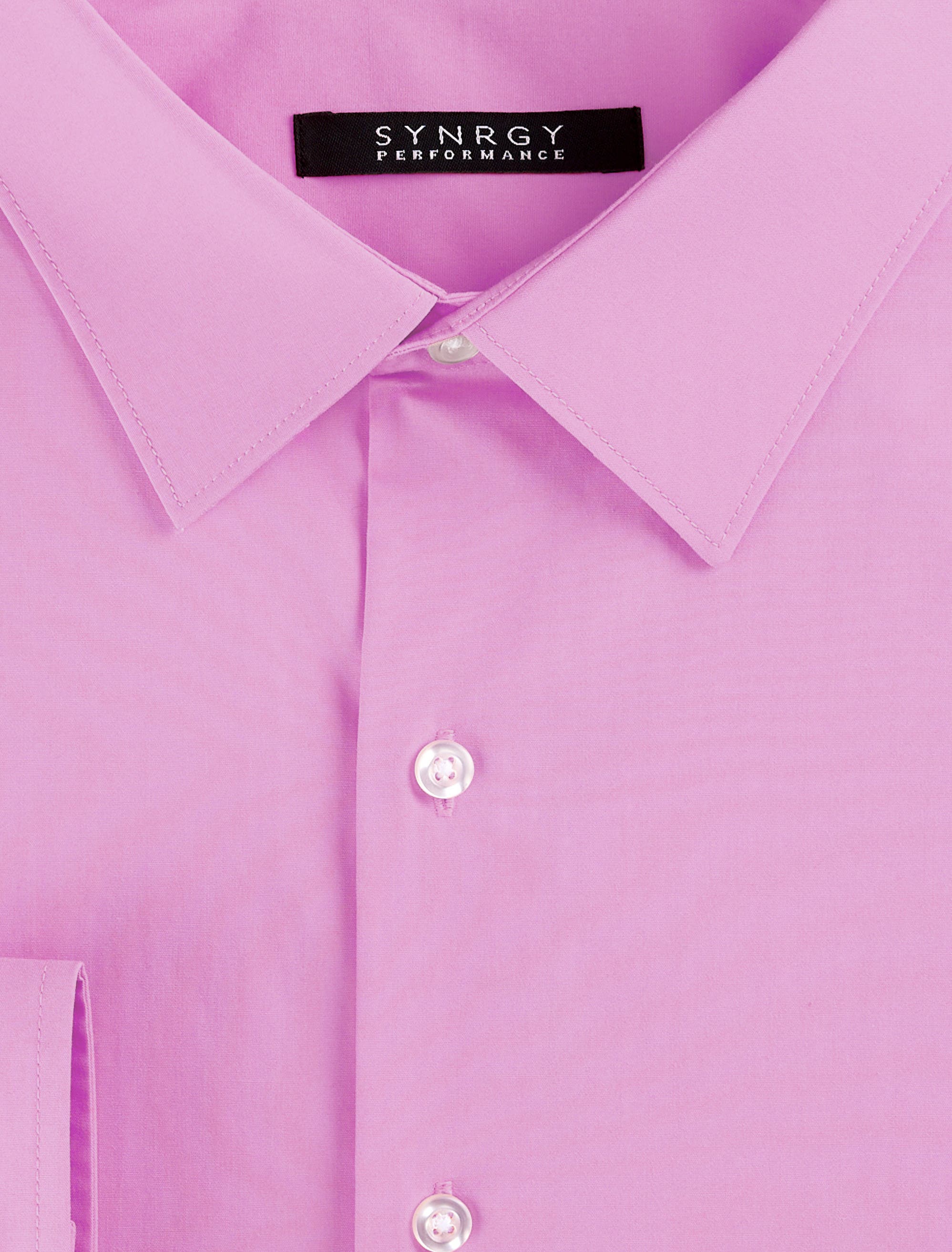 Big & Tall Performance Solid Dress Shirt - image 2