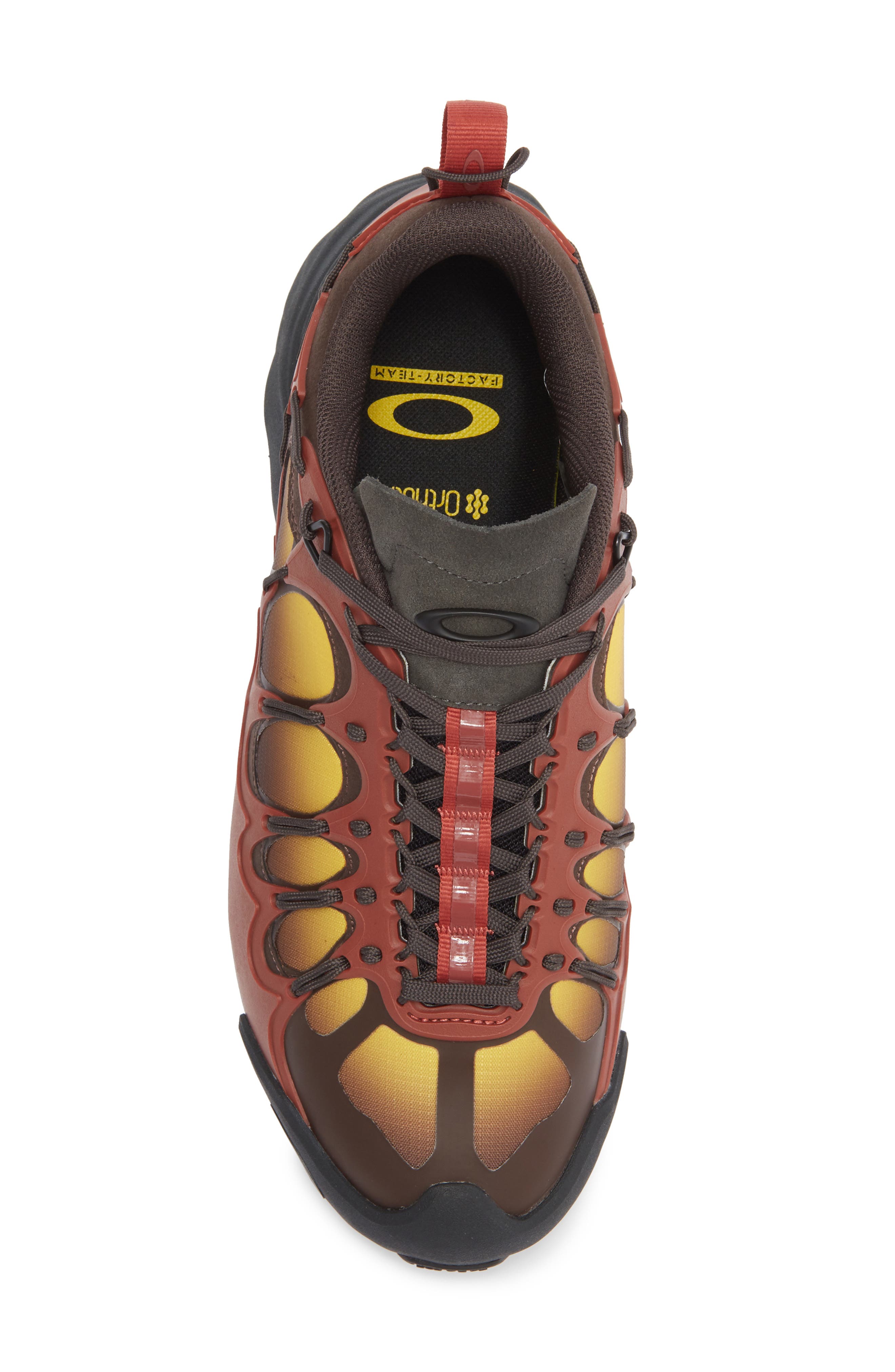Oakley Factory Team Ibex Hiking Shoe, Alternate, color, Burnt Red