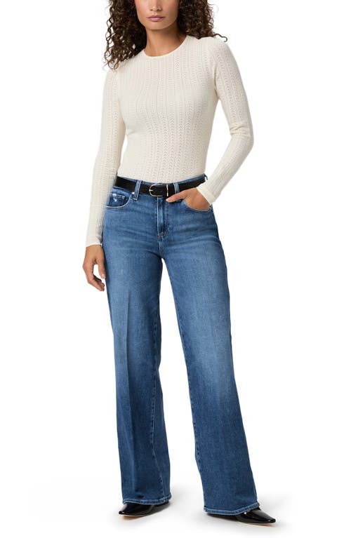 Paige Tatum Wide Leg Jeans In Blue