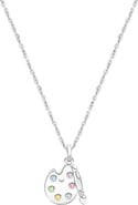 Tiny Blessings Sterling Silver Little Artist 12-14" Necklace
