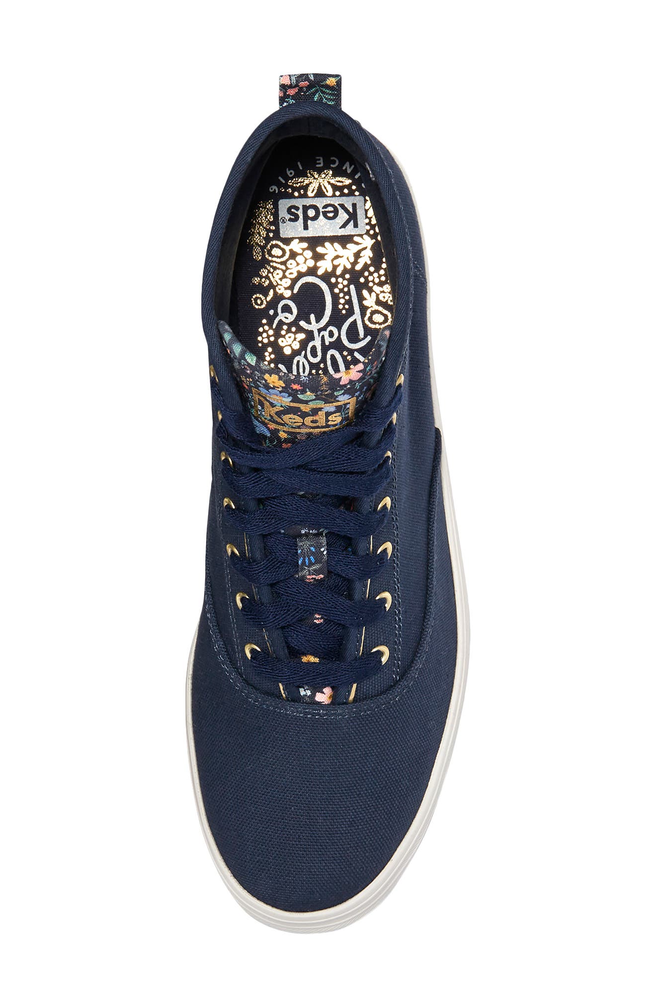 Keds<sup>®</sup> x Rifle Paper Co. High Top Platform Sneaker, Alternate, color, 