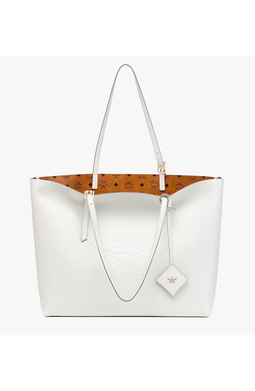 Mcm Himmel Shopper In Egret