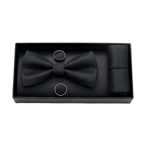 Crosshatch Bow Tie Set (Toddler, Little Kid & Big Kid)