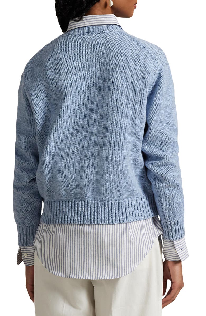 Polo Ralph Lauren Polo Bear Intarsia Crewneck Sweater, Alternate, color, 