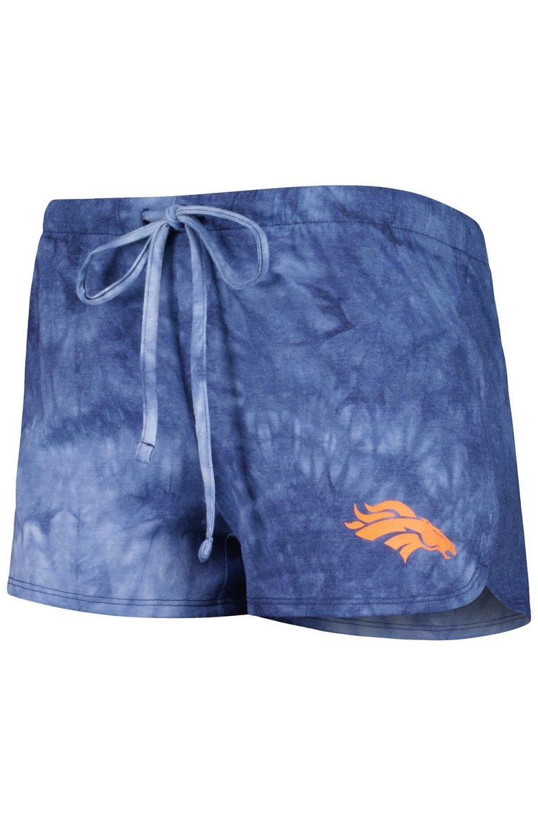 CONCEPTS SPORT Women's Concepts Sport Navy Denver Broncos Billboard Scoop Neck Racerback Tank and Shorts Sleep Set, Alternate, color, 