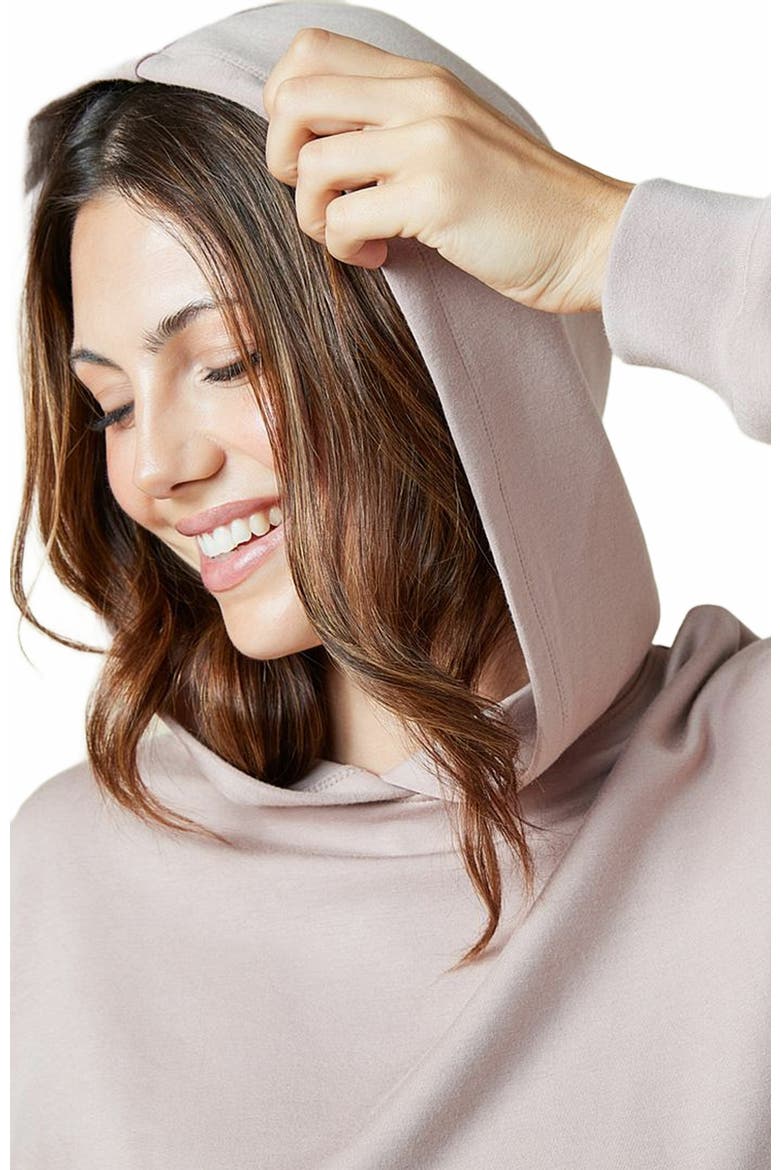 Athleisure DreamTech Oversize Hoodie Lounge Set, Alternate, color, Coco