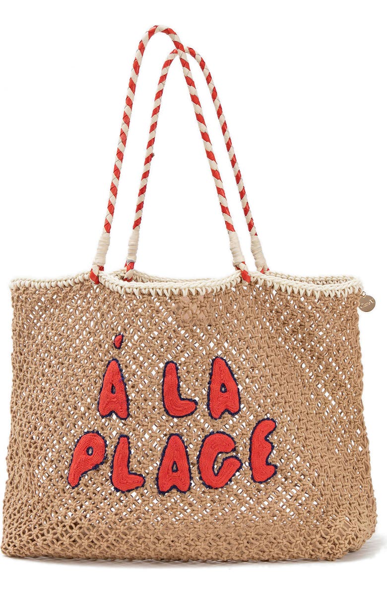 Clare V. À La Plage Knotted Tote, Main, color,