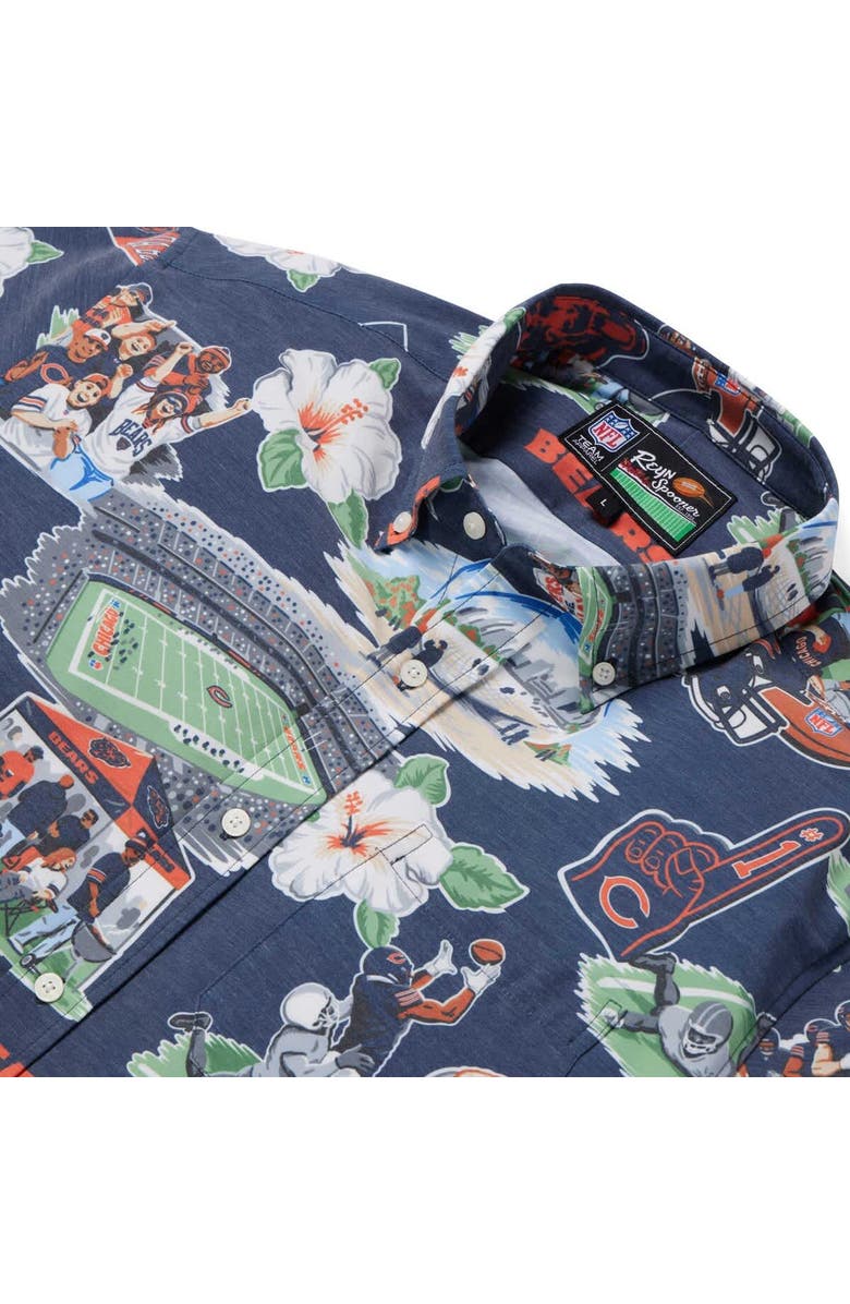 Reyn Spooner Men's Reyn Spooner Navy Chicago Bears Scenic Button-Down Shirt, Alternate, color, Navy