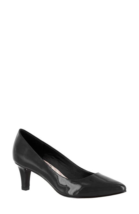 Pointe Pointed Toe Patent Pump - Multiple Widths Available