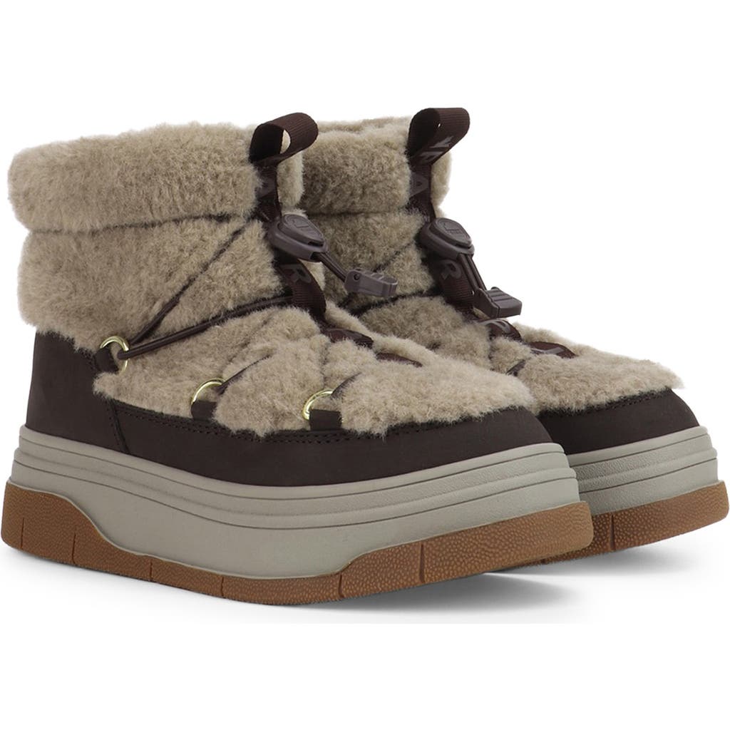 Pajar Janie Waterproof Insulated Platform Boot In Brown