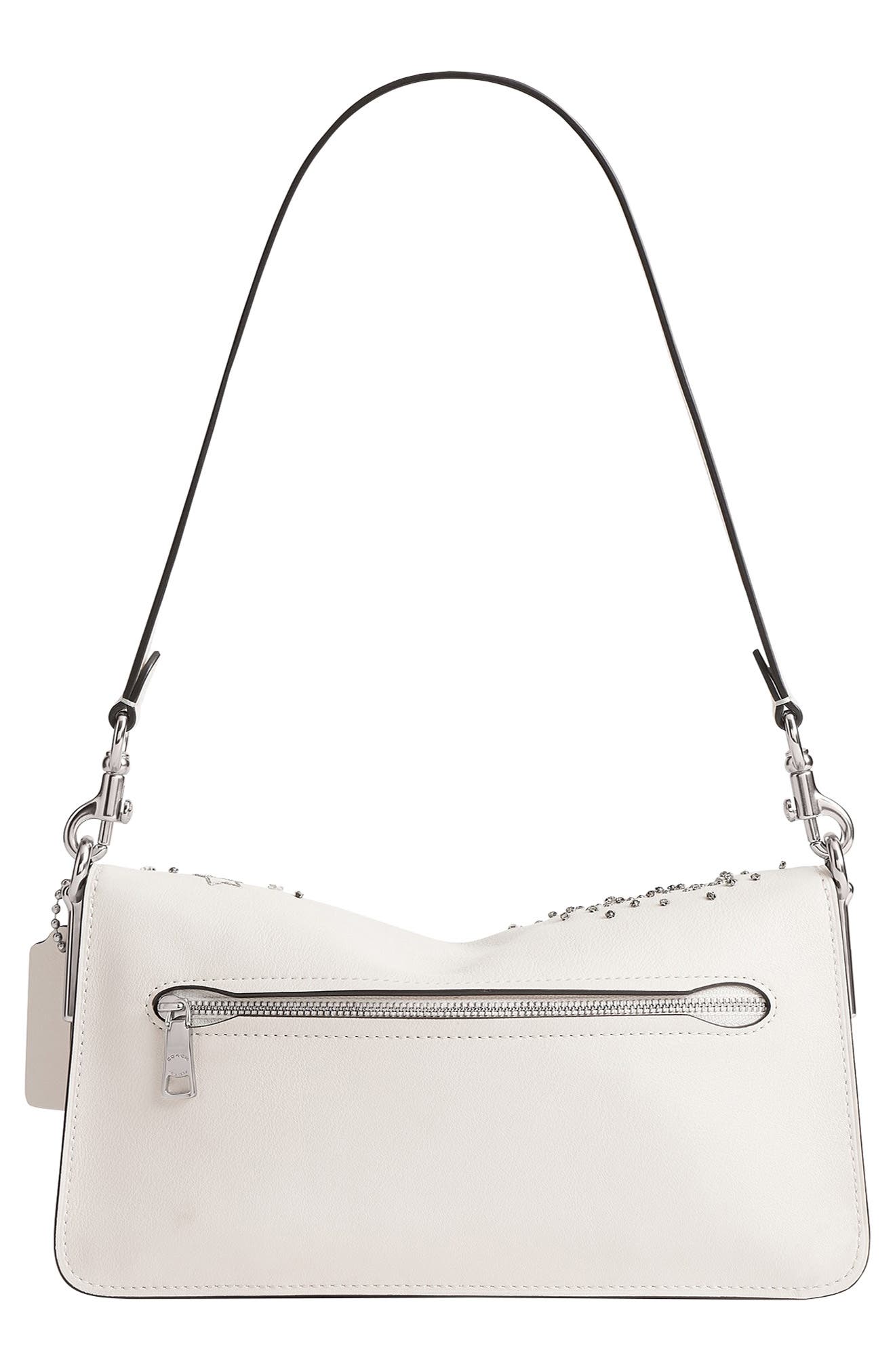 Celestial Embroidery Tabby Shoulder Bag 26 Leather, Alternate, color, LH/ CHALK