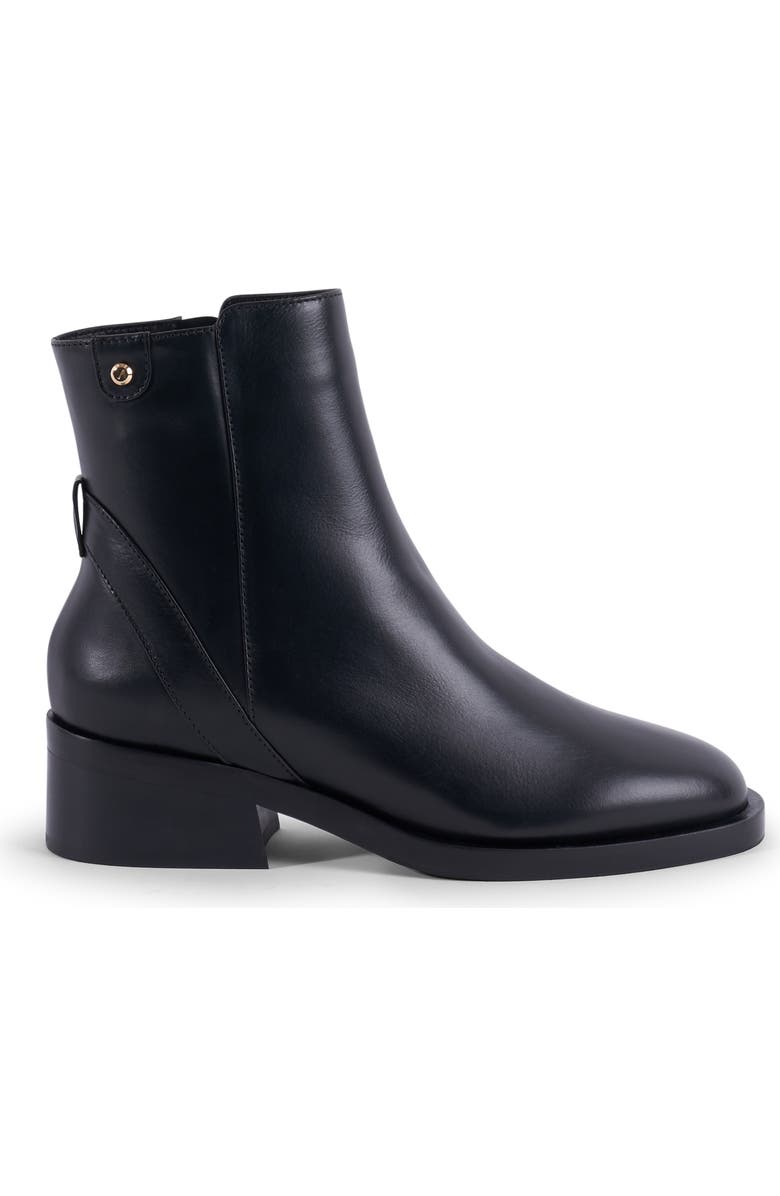 Stinaa.J Charlotte Orthopedic Leather Booties, Main, color, Black Leather