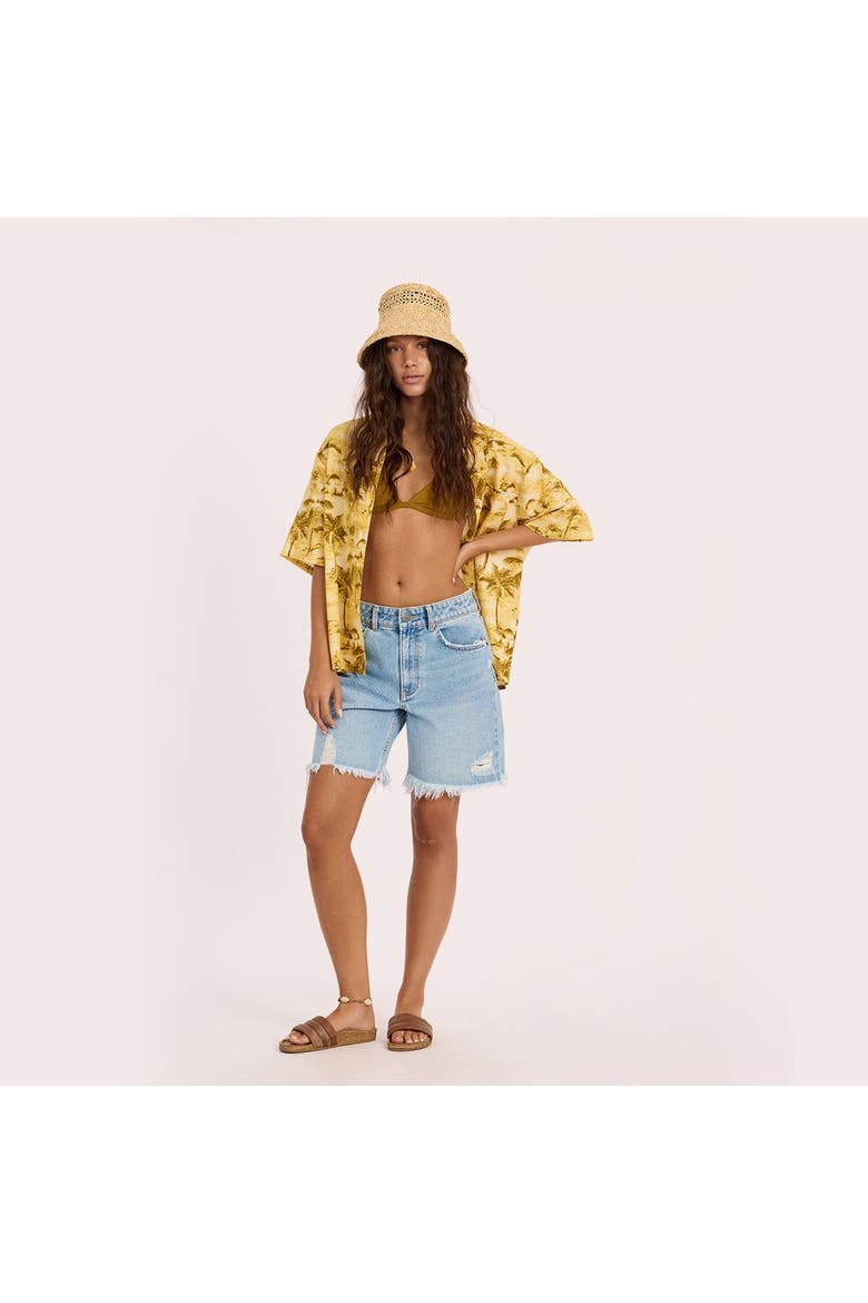 Distant Shores Ss Woven Top - Women's, Alternate, color, Sunshell