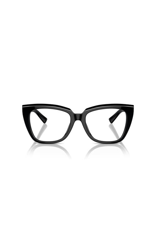 Ferrari 54mm Square Optical Glasses In Black