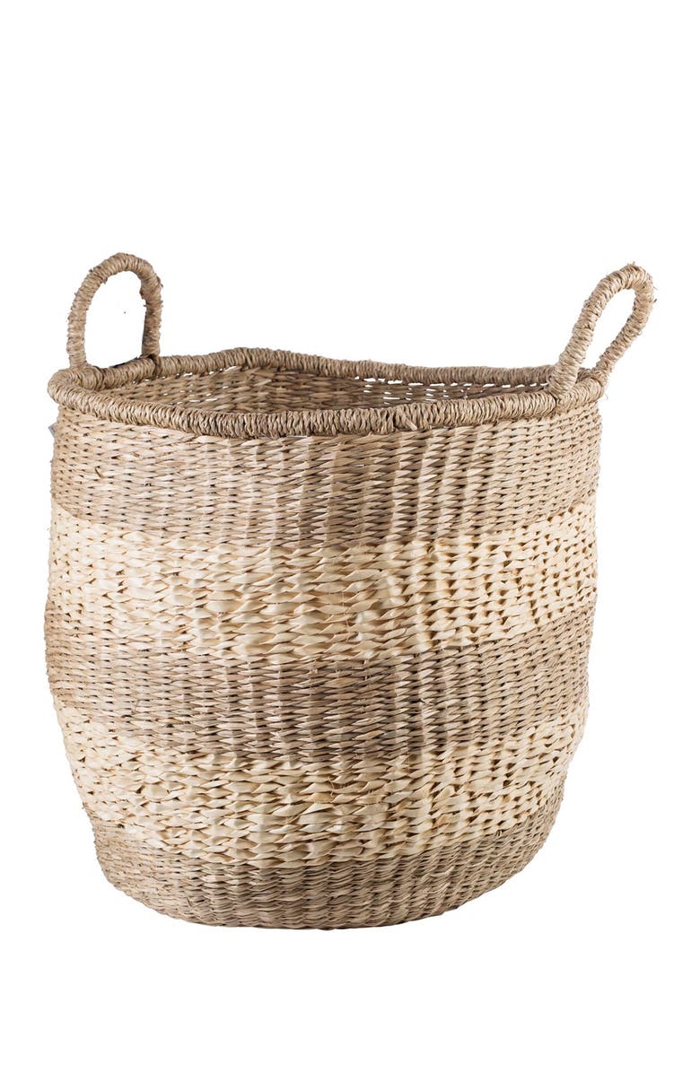 HOME ESSENTIALS AND BEYOND 18"D Large Storage Basket, Main, color, 