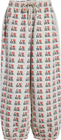 Ashley Williams I Heart Me Fleece Graphic Joggers | Nordstrom