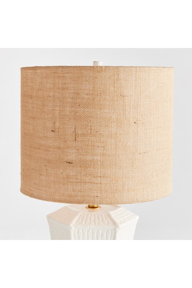 Lisha Table Lamp, Alternate, color, White
