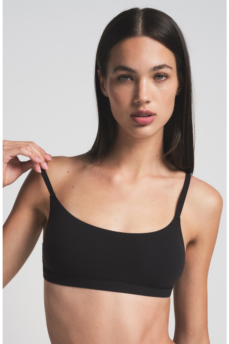 Fits Everybody Scoop Bralette, Alternate, color, ONYX