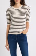 FRAME The Pointelle Crewneck Top