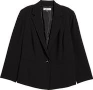 KASPER One Button Blazer