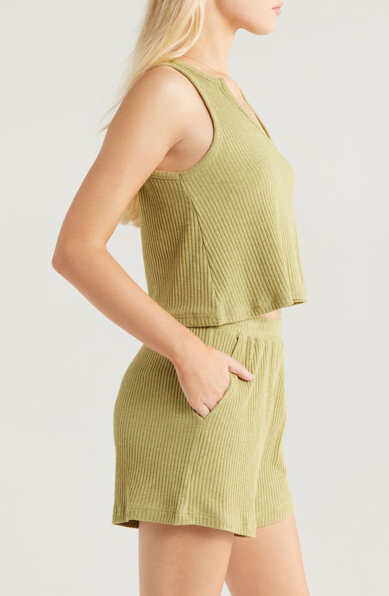 Billabong Aya Rib Tank, Alternate, color, Avocado