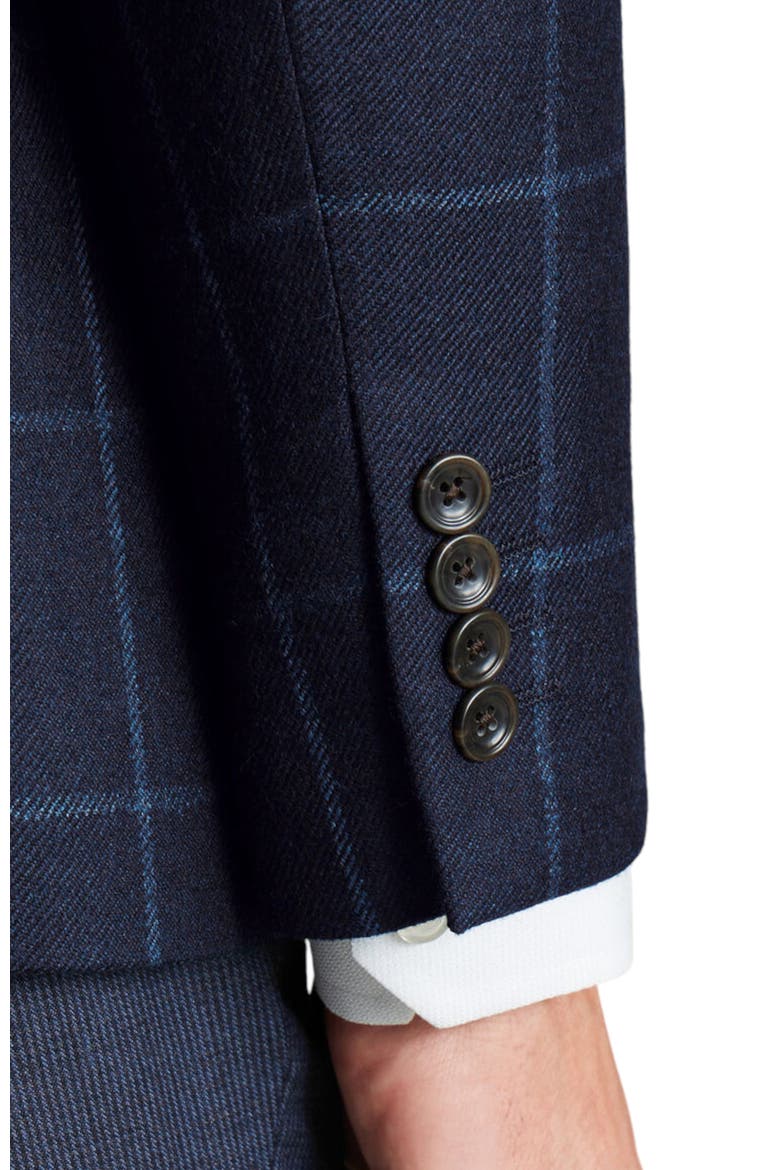 Wool Texture Twill Jacket, Alternate, color, Navy