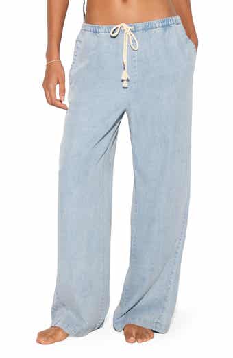 Spiritual Gangster Toluca Wide Leg Chambray Pants